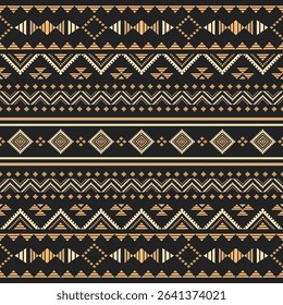Southwest Native seamless pattern ethnic tribal Aztec geometric Navajo Native American fabric colorful design vector for textile print