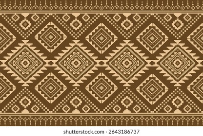 Vector de diseño colorido de tela nativa americana nativa navajo geométrica azteca de patrón inconsútil étnico nativo del suroeste para la impresión textil