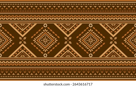 Southwest Native seamless pattern ethnic tribal Aztec geometric Navajo Native American fabric colorful design vector for textile print