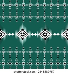 Southwest Native seamless pattern ethnic tribal Aztec geometric Navajo Native American fabric earth tone design vector for textile printing