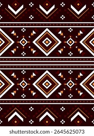 Sudoeste Nativo padrão sem costura étnico tribal Asteca geométrica Navajo Nativo americano tecido colorido vetor de design para impressão têxtil