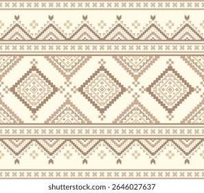 Southwest Native seamless pattern ethnic tribal Aztec geometric Navajo Native American fabric colorful design vector for textile print