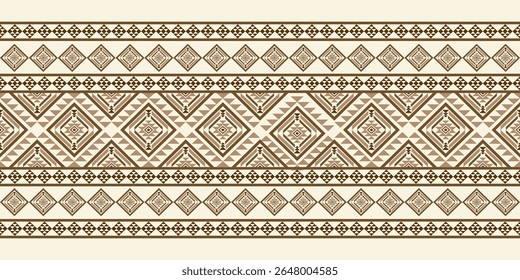 Vector de diseño colorido de tela nativa americana nativa navajo geométrica azteca de patrón inconsútil étnico nativo del suroeste para la impresión textil