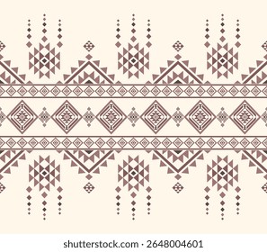 Sudoeste Nativo padrão sem costura étnico tribal Asteca geométrica Navajo Nativo americano tecido colorido vetor de design para impressão têxtil