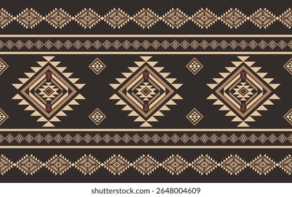 Sudoeste Nativo padrão sem costura étnico tribal Asteca geométrica Navajo Nativo americano tecido colorido vetor de design para impressão têxtil