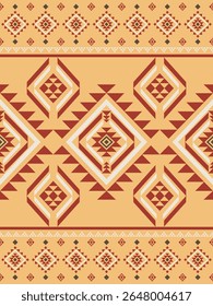 Southwest Native nahtloses Muster ethnischen Stamm Aztec geometrische Navajo Native American Stoff bunte Design Vektor für Stoffdruck