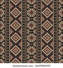 Vector de diseño colorido de tela nativa americana nativa navajo geométrica azteca de patrón inconsútil étnico nativo del suroeste para la impresión textil
