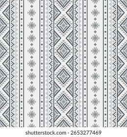 Southwest Native nahtloses Muster ethnischen Stamm Aztec geometrische Navajo Native American Stoff bunte Design Vektor für Stoffdruck