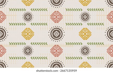 Southwest Native nahtloses Muster ethnischen Stammes Aztec geometrische Navajo Native American Stoff Design Vektor für Stoffdruck.