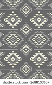 Southwest native seamless pattern ethnic tribal Aztec geometric Navajo Native American fabric colorful design vector for textile printing