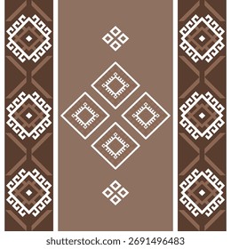 Südwesten nativen nahtlosen Muster ethnischen Stamm Aztec geometrische Navajo Native American Stoff bunte Design Vektor für Stoffdruck