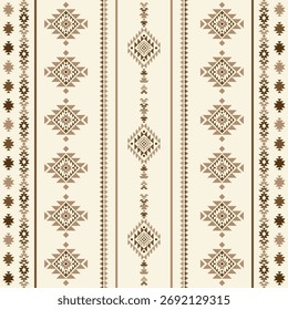 Southwest native seamless pattern ethnic tribal Aztec geometric Navajo Native American fabric colorful design vector for textile printing