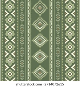 Vector nativo del diseño del tono de tierra de la tela nativa americana de Navajo geométrica azteca tribal étnica del patrón inconsútil del suroeste para la impresión textil