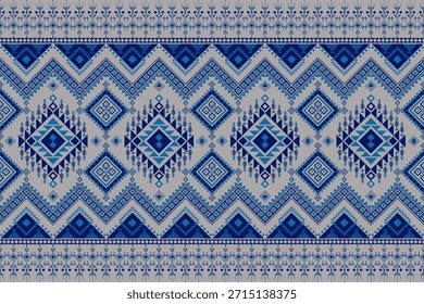 Vector de diseño colorido de tela nativa americana nativa navajo geométrica azteca de patrón inconsútil étnico nativo del suroeste para la impresión textil
