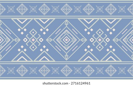 Vector nativo del diseño del tono de tierra de la tela nativa americana de Navajo geométrica azteca tribal étnica del patrón inconsútil del suroeste para la impresión textil