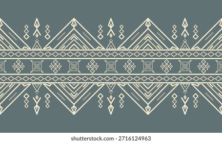 Vector nativo del diseño del tono de tierra de la tela nativa americana de Navajo geométrica azteca tribal étnica del patrón inconsútil del suroeste para la impresión textil