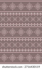 Vector nativo del diseño del tono de tierra de la tela nativa americana de Navajo geométrica azteca tribal étnica del patrón inconsútil del suroeste para la impresión textil