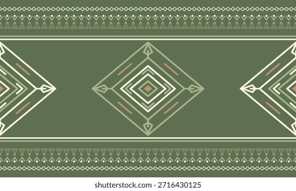 Vector nativo del diseño del tono de tierra de la tela nativa americana de Navajo geométrica azteca tribal étnica del patrón inconsútil del suroeste para la impresión textil