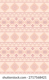 Southwest native seamless pattern ethnic tribal Aztec geometric Navajo Native American fabric earth tone design vector for textile printing