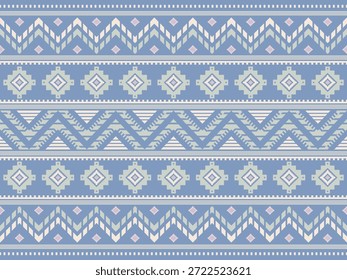 Vector nativo del diseño del tono de tierra de la tela nativa americana de Navajo geométrica azteca tribal étnica del patrón inconsútil del suroeste para la impresión textil