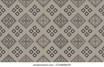 Vector nativo del diseño del tono de tierra de la tela nativa americana de Navajo geométrica azteca tribal étnica del patrón inconsútil del suroeste para la impresión textil