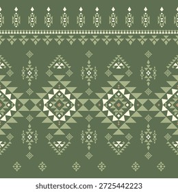 Vector nativo del diseño del tono de tierra de la tela nativa americana de Navajo geométrica azteca tribal étnica del patrón inconsútil del suroeste para la impresión textil