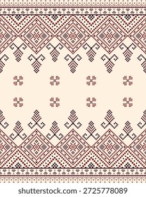 Vector nativo del diseño del tono de tierra de la tela nativa americana de Navajo geométrica azteca tribal étnica del patrón inconsútil del suroeste para la impresión textil