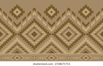 Sudoeste nativo sem emenda padrão étnico tribal asteca geométrica Navajo nativo americano tecido terráqueo vetor de design para impressão têxtil