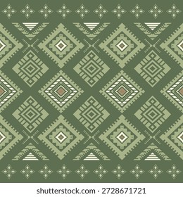 Sudoeste nativo sem emenda padrão étnico tribal asteca geométrica Navajo nativo americano tecido terráqueo vetor de design para impressão têxtil