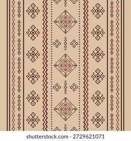 Sudoeste nativo sem emenda padrão étnico tribal asteca geométrica Navajo nativo americano tecido terráqueo vetor de design para impressão têxtil