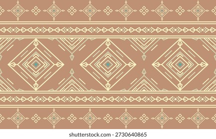 Sudoeste nativo sem emenda padrão étnico tribal asteca geométrica Navajo nativo americano tecido terráqueo vetor de design para impressão têxtil