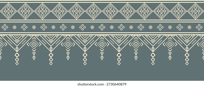Sudoeste nativo sem emenda padrão étnico tribal asteca geométrica Navajo nativo americano tecido terráqueo vetor de design para impressão têxtil