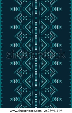 Southwest Native seamless pattern ethnic tribal Aztec geometric Navajo Native American fabric colorful design vector for textile print