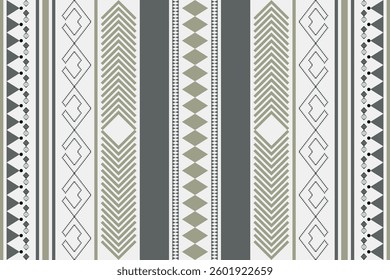 Southwest pattern of abstract geometric shape with brown and grey. Ethnic pattern seamless background. Tribal, line, triangle, timeless, embroidery, motifs for cloth, home decoration, textile, texture