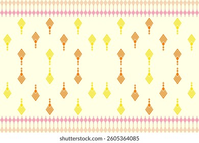 Southwestern geometric pattern textile design