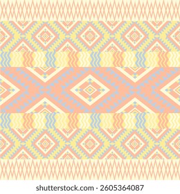 Southwestern geometric pattern textile design