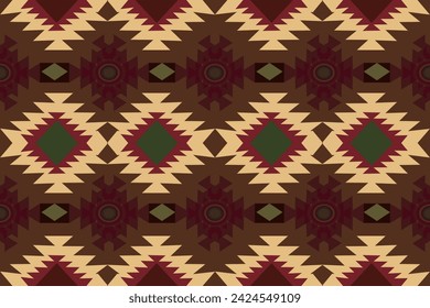 Southwestern Living Room Rug Thin Tribal Area Rug for Bedroom, Large Farmhouse Rug Carpet Indoor Entryway Rug for Dining Room Office