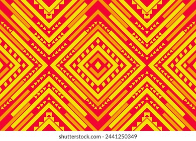 Patrones navajos del suroeste con triángulos, zigzags, diamantes y motivos escalonados 
Característica de los indígenas tribales tradicionales del sudoeste de América del Norte para textiles y decoración, moda y productos