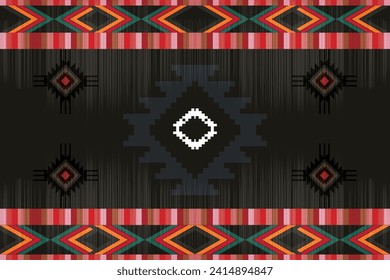 Southwestern Style - The geometric southwestern Aztec pattern makes a statement with rich colors that are easy to coordinate with a range of decor styles-98
