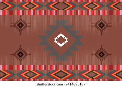 Estilo Suroeste - El patrón geométrico azteca suroeste hace una declaración con colores ricos que son fáciles de coordinar con una gama de estilos de decoración-93