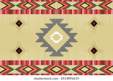 Southwestern Style - The geometric southwestern Aztec pattern makes a statement with rich colors that are easy to coordinate with a range of decor styles-102