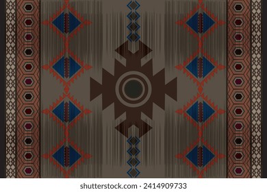 Southwestern Style - The geometric southwestern Aztec pattern makes a statement with rich colors that are easy to coordinate with a range of decor styles.