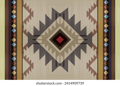 Southwestern Style - The geometric southwestern Aztec pattern makes a statement with rich colors that are easy to coordinate with a range of decor styles.