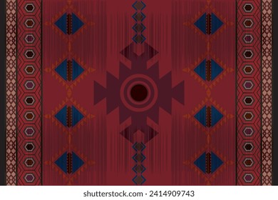 Southwestern Style - The geometric southwestern Aztec pattern makes a statement with rich colors that are easy to coordinate with a range of decor styles.