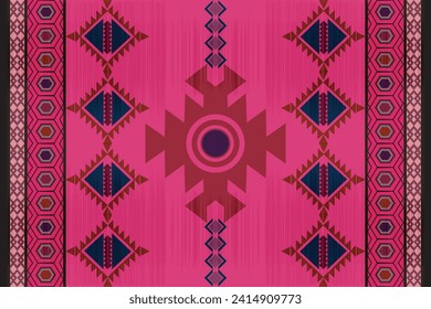 Südwestlicher Stil - Das geometrische südwestliche Aztekmuster macht eine Aussage mit reichen Farben, die sich leicht mit einer Reihe von Dekorstilen abstimmen lassen.