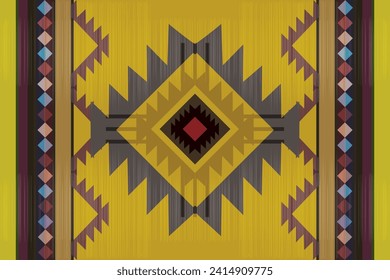Estilo Suroeste - El patrón geométrico azteca del suroeste hace una declaración con colores ricos que son fáciles de coordinar con una gama de estilos de decoración.