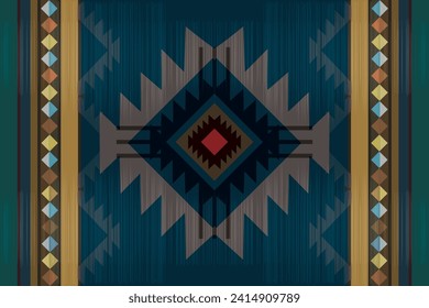 Southwestern Style - The geometric southwestern Aztec pattern makes a statement with rich colors that are easy to coordinate with a range of decor styles.