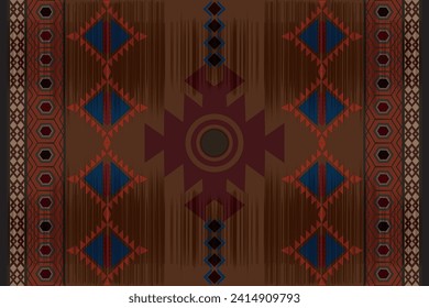 Southwestern Style - The geometric southwestern Aztec pattern makes a statement with rich colors that are easy to coordinate with a range of decor styles.
