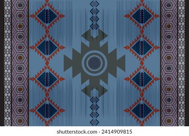 Southwestern Style - The geometric southwestern Aztec pattern makes a statement with rich colors that are easy to coordinate with a range of decor styles.