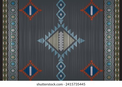 Southwestern Style - The geometric southwestern Aztec pattern makes a statement with rich colors that are easy to coordinate with a range of decor styles.